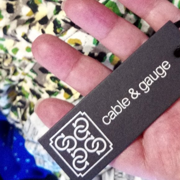 Green White Long Sleeve Tunic Top Size 2X 3X  NEW NWT - Picture 3 of 4